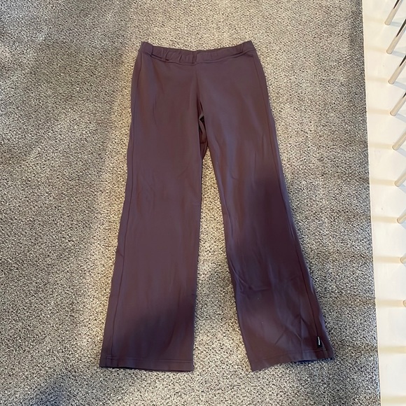 Prana Pants - Prana grey straight leg yoga pants size medium workout leggings running